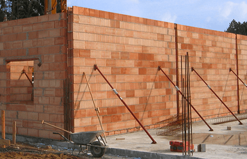 Mauerwerk und Fassade
